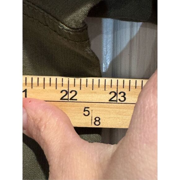 Kate Spade Broome Street Ruffle Trim & Velvet Bow Back Military Button Up Jacket - Picture 7 of 16